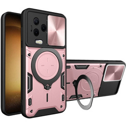 Páncélozott tok Infinix Note 12 Pro 4G / Note 12 2023, CamShield Slide, rózsaszín rose gold