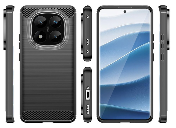 Telefontok a Xiaomi Redmi Note 14 Pro+, Carbon, fekete
