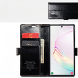 CASEME flip tok Samsung Galaxy Note 10 Plus, Waxy Textured, fekete