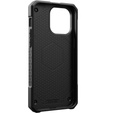Urban Armor Gear Telefontok a iPhone 15 Pro Max, Monarch Pro Kevlar MagSafe, fekete