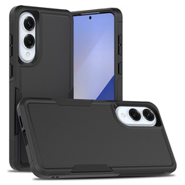 Páncélozott tok Samsung Galaxy S25 Edge, Dual Shockproof, fekete