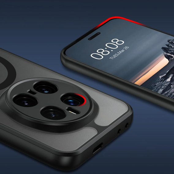 Tok Honor Magic 7 Pro-hoz, MagSafe, ERBORD Matt Case, fekete