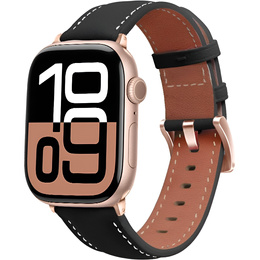 Bőrszíj Apple Watch 1/2/3/4/4/5/6/7/8/SE/Ultra 42/44/45/49mm, rózsaszín