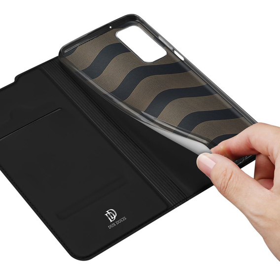 Dux Ducis Telefontok a Samsung Galaxy M13, Skinpro, fekete