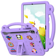 Gyermek tok Samsung Galaxy Tab S9 FE+ Plus, Cute Patterns, állvánnyal, lila