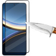 3D edzett üveg Xiaomi Poco F7 Pro készülékhez, fekete keret