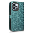 Pántos tok Oppo Reno 14F, pénztárca Rhombus, zöld