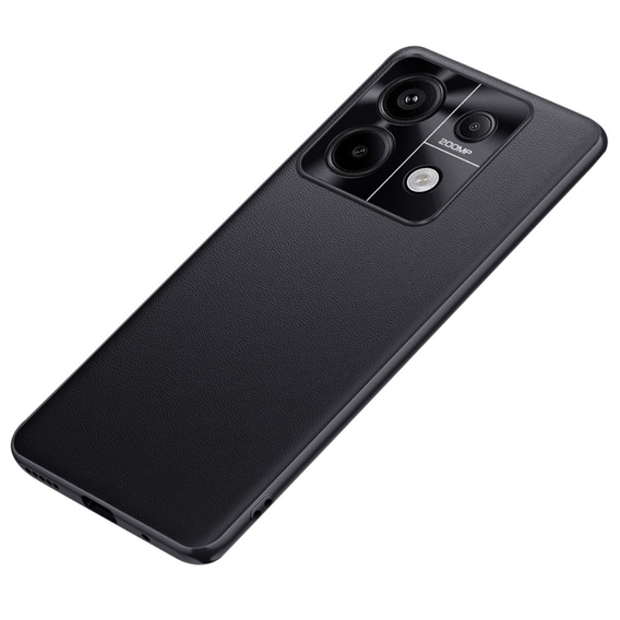 Bőr tok Xiaomi Redmi Note 13 Pro 5G, leather hybrid, fekete