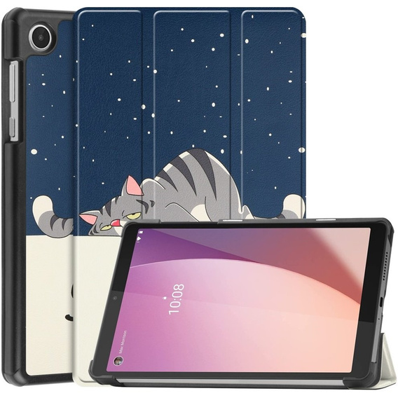 Tok Lenovo Tab M8 Gen 4 TB-300FU, Smartcase, sleeping cat