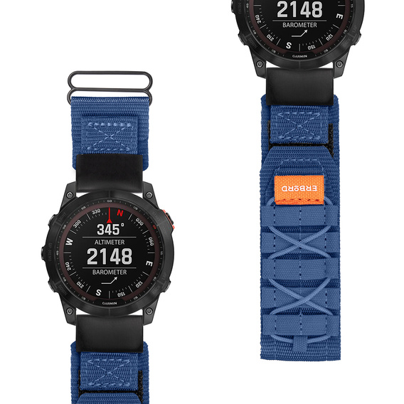 ERBORD Runner Quickfit Nylon szíj a Garmin Fenix 5/6/6/6 PRO/7 Forerunner 965/955/945 készülékhez