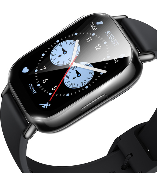 2x edzett üveg ERBORD rögzítőkerettel az Xiaomi Redmi Watch 5 Lite-es órájához