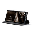 CASEME tok Samsung Galaxy A04S / A13 5G, Leather Wallet Case, fekete