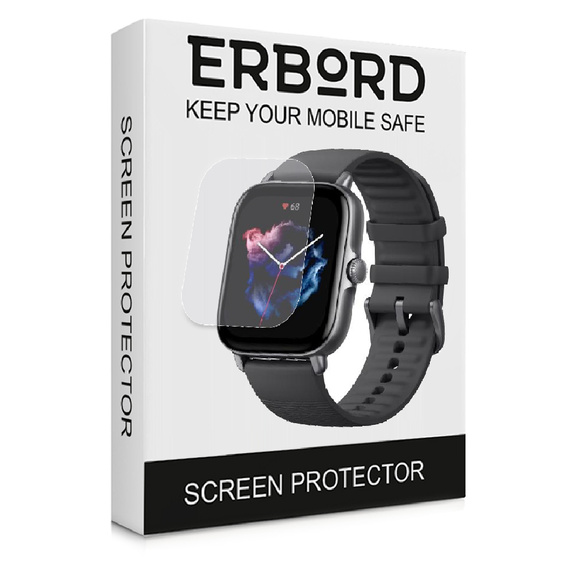3x ERBORD hidrogél fólia Amazfit GTS 3
