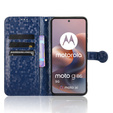 Flap tok Motorola Moto G86 Power 5G, Wallet Rhombus, kék