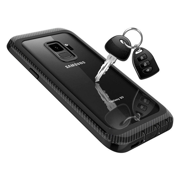 Tok Samsung Galaxy S9 készülékhez, Shockproof, fóliával, kék