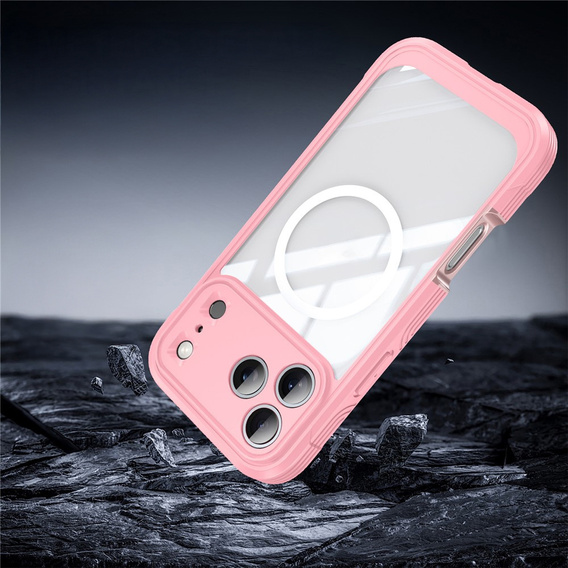 Ütésálló tok üveggel MagSafe iPhone 17 Pro Max készülékhez