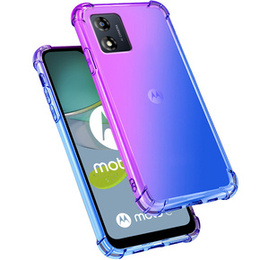 Tok Motorola Moto E13, Gradient Dropproof, Lila / kék