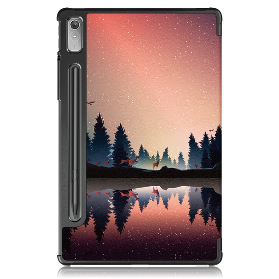 Telefontok a Lenovo Tab P11 Pro Gen 2 2022, Smartcase Pen Slot, forest and lake