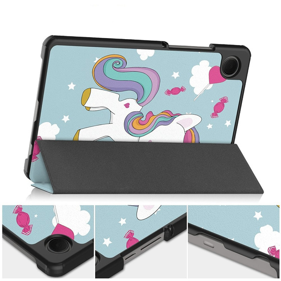 Smartcase nyomtatott mintával Samsung Galaxy Tab A11/A9 készülékekhez