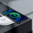 Tok iPhone 15 Pro, ERBORD Impact Guard, MagSafe, fekete