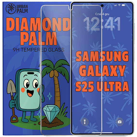 Diamond Palm edzett üveg a Samsung Galaxy S25 Ultra készülékhez