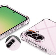 Tok a Samsung Galaxy A56, Erbord Dropproof, átlátszó + Glass