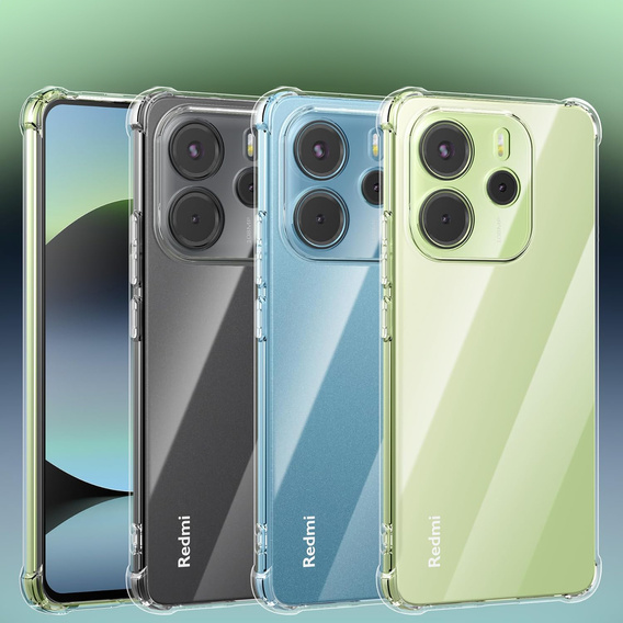 Telefontok a Xiaomi Redmi Note 14 4G, Dropproof, átlátszó