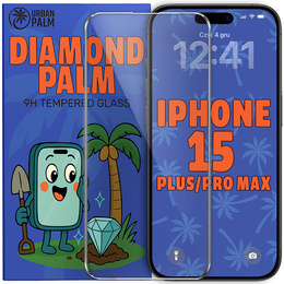 Diamond Palm edzett üveg iPhone 15 Plus / 15 Pro Max készülékekhez