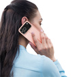 Dux Ducis tok iPhone 17 Pro Max készülékhez, Skin Pro, pánttal, kártyafoglalattal, rózsaszínű