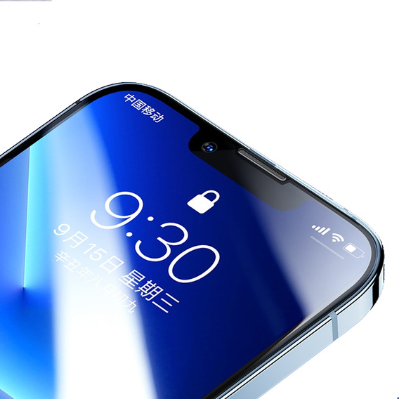 3D edzett üveg iPhone 14 Plus készülékhez, fekete
