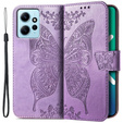 Pattintható tok a Xiaomi Redmi Note 12 4G, Butterfly, lila