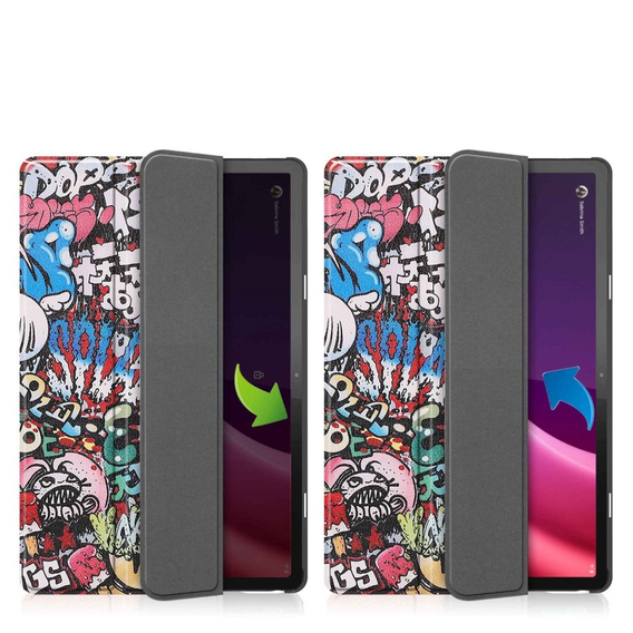Tok Lenovo Tab P11 Gen 2 TB350FU TB350XU 11.5", Smartcase, graffiti