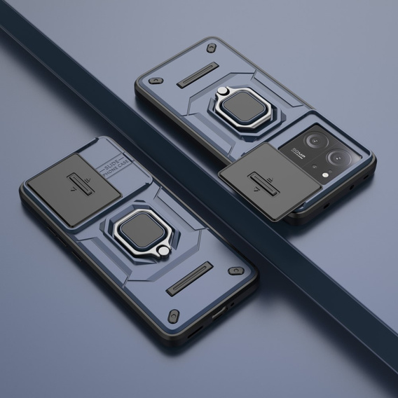 Telefontok a Xiaomi 13T / 13T Pro, KickStand Camera Lens, kék