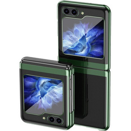Tok Samsung Galaxy Z Flip7 FE / Z Flip6, PC Case, átlátszó / zöld