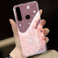 Telefontok a Samsung Galaxy A40, Glittery, rózsaszín
