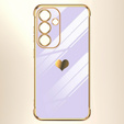 Telefontok a Samsung Galaxy S25 FE, Electro heart, lila