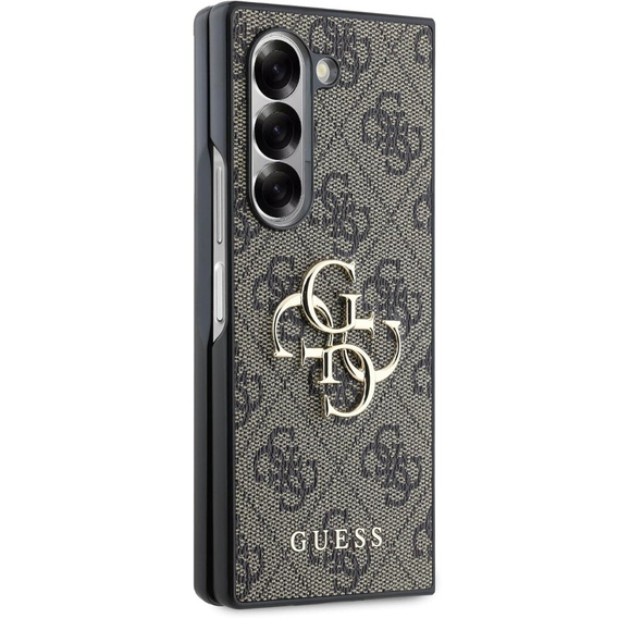 GUESS Telefontok a Samsung Galaxy Z Fold6, 4G Big Metal Logo, barna