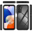 Tok Samsung Galaxy A14 4G/5G készülékhez, Shockproof, fóliával, fekete