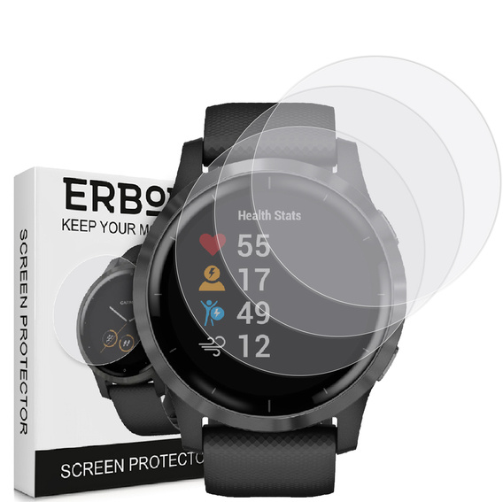 3x ERBORD hidrogél fólia Garmin Vivoactive 4s