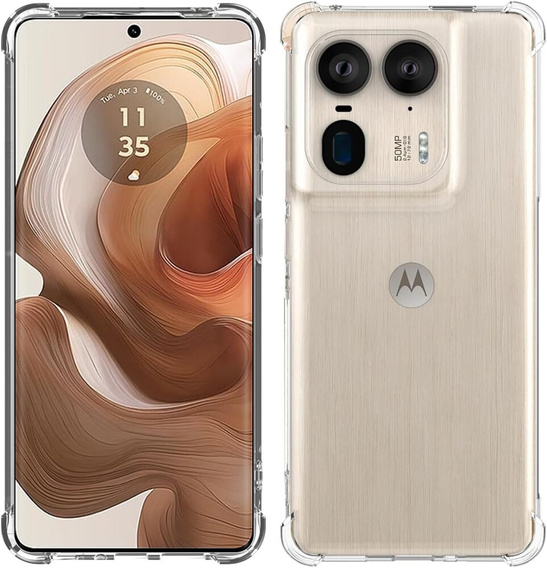 Telefontok a Motorola Edge 50 Ultra, Dropproof, átlátszó
