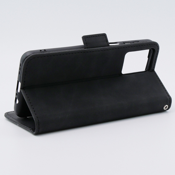 Pattintható tok a Motorola Moto G54 5G, Card Slot, fekete