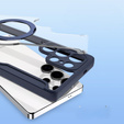 Dux Ducis Telefontok a Samsung Galaxy S25 Ultra, Skin X Pro, MagSafe, sötétkék