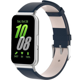 Bőrszíj a Samsung Galaxy Fit 3 készülékhez, kék