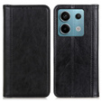 Telefontok a Xiaomi Redmi Note 13 Pro 5G, Wallet Litchi Leather, fekete