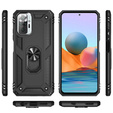 Páncélozott telefontok a Xiaomi Redmi Note 10 Pro, Nox Case Ring, fekete