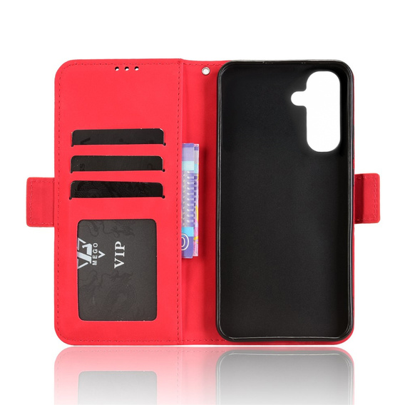 Flap tok Oppo Reno 14F, kártya slot, pénztárca, fekete