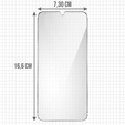 2x edzett üveg a Samsung Galaxy A15 4G / A15 5G / M15, ERBORD 9H Hard Glass a képernyőn