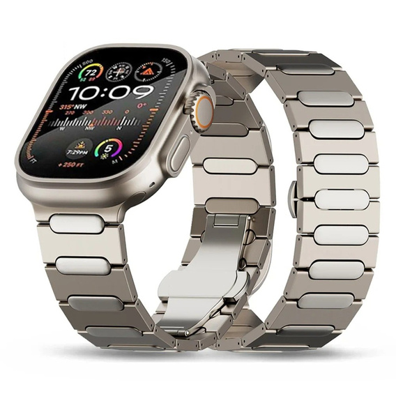 Karkötő Apple Watch 1/2/3/4/4/5/6/7/8/9/SE/ULTRA/ULTRA 2 42/44/45/45/49MM, titánium