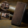 CASEME tok Samsung Galaxy S20 FE, Leather Wallet Case, barna