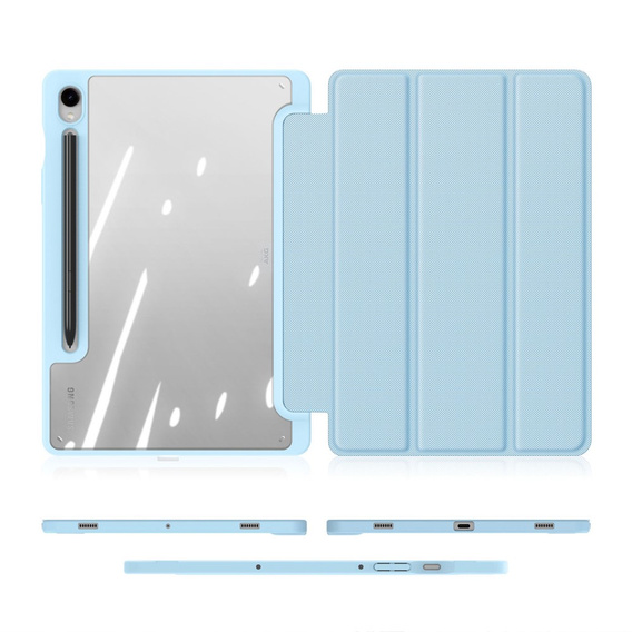 Tok Samsung Galaxy Tab S10 Lite / S10 FE / S9 FE, Dux Ducis TOBY, kék